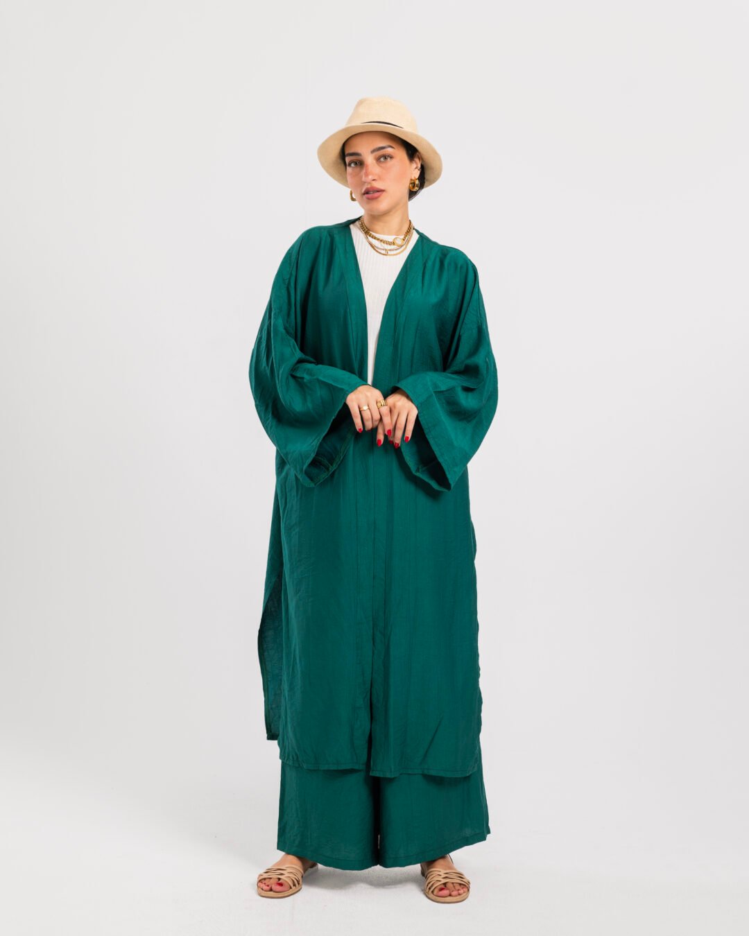 Emerald Cardigan Set